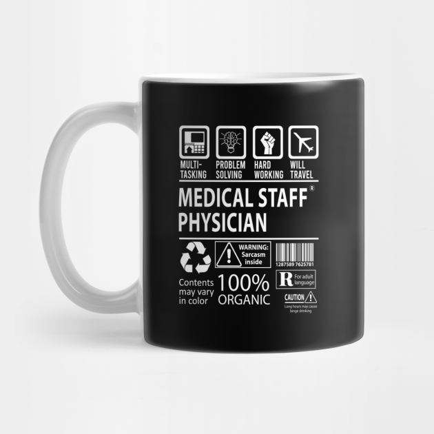 Medical Staff Physician T Shirt - MultiTasking Certified Job Gift Item Tee by Aquastal